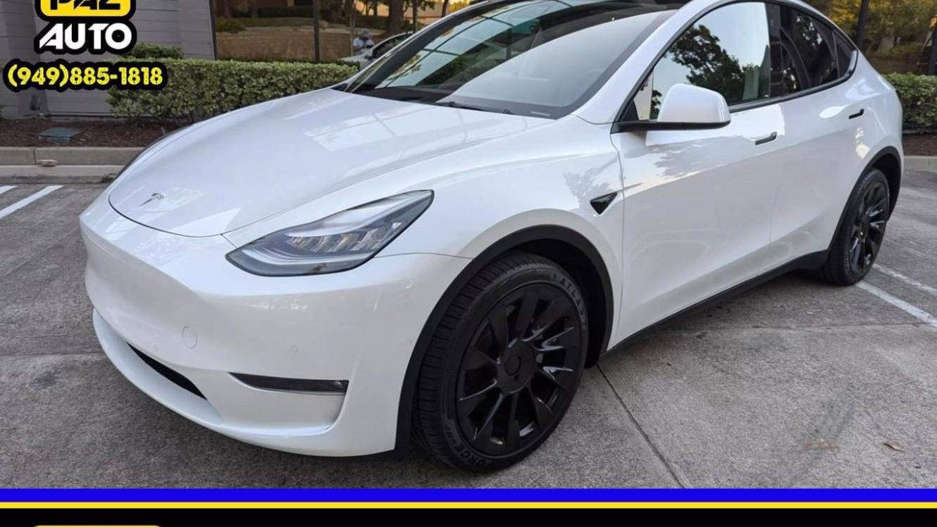 TESLA MODEL Y 2021 5YJYGDEE9MF153381 image